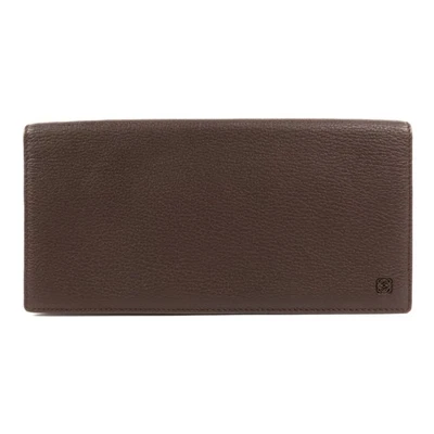 Длинный бумажник LOEWE из телячьей кожи коричневый - Изображение 1 из 4