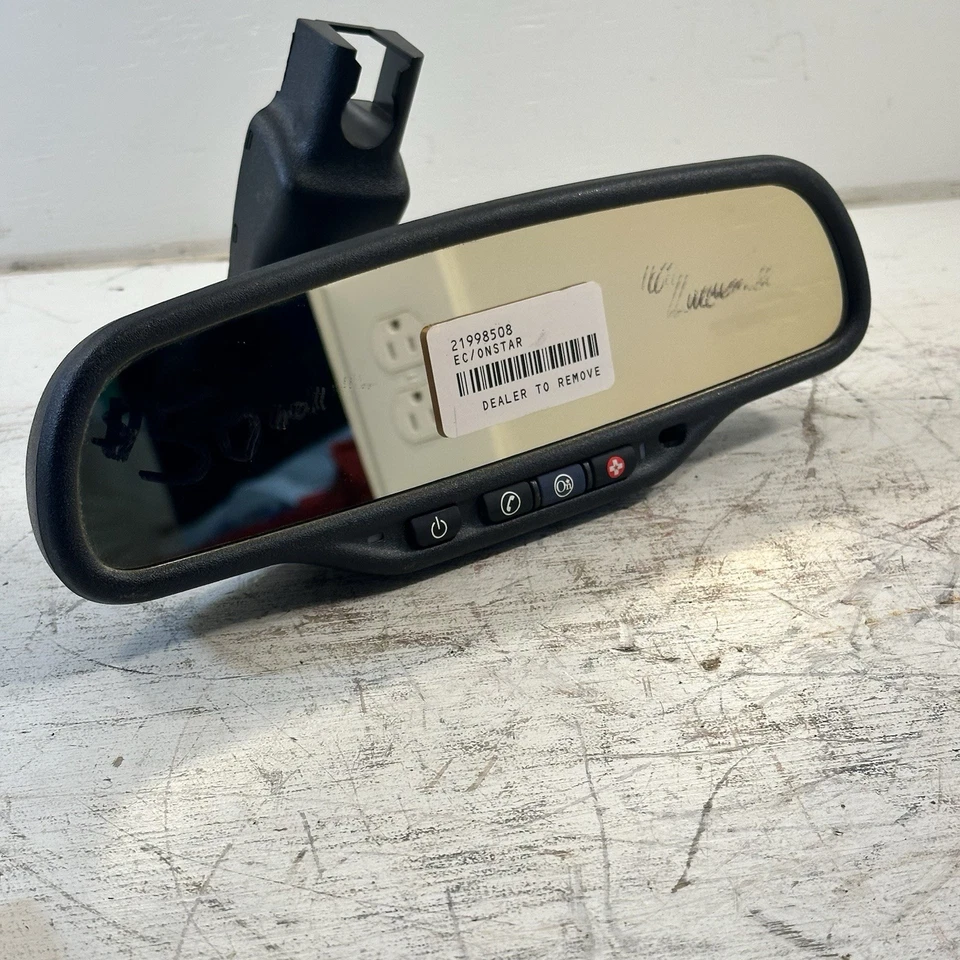 Genuine OEM GM 21988508 Rear view Mirror  23346620 With EC/Onstar Chevy Tahoe - Image 1 of 4