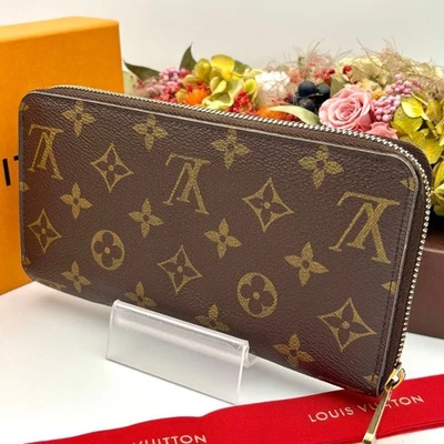 Louis Vuitton Monogram Zippy Portafoglio Lungo Rotondo Cerniera Accessorio M60017 - Immagine 1 di 4