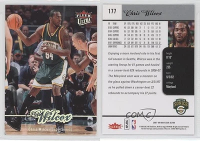 2007-08 Fleer Ultra Chris Wilcox #177 - Image 1 of 2