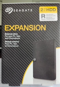 BRAND NEW Seagate Expansion 2TB External USB 3.0 Portable Hard Drive 24HR SHIP - Picture 1 of 2