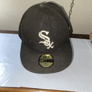 Chicago White Sox New Era 59FIFTY eng anliegende Mütze 7 5/8 - Bild 1 von 5