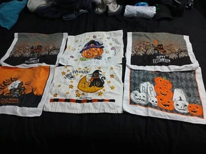 LOTE DE 6 TOALLAS DE MANO HALLOWEEN 1 JUEGO - Imagen 1 de 8
