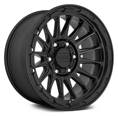 KMC KM542 IMPACT Wheel 16x7 (30, 5x110, 72.56) Black Single Rim Foto 1 de 3