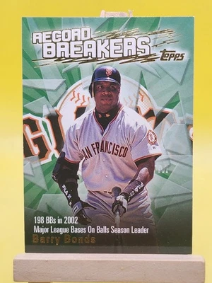 2003 Topps Record Breakers #RB-BB Barry Bonds San Francisco Giants - Image 1 of 2