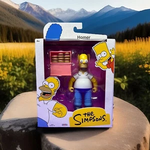 The Simpsons Homer w/ Dozen Donuts 5" Figure 2024 New Sealed Jakks Pacific - Picture 1 of 24