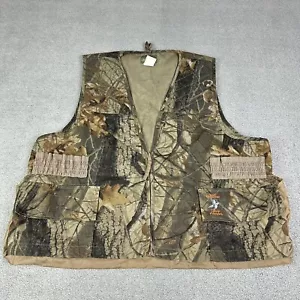 Quail Unlimited Dove Hunter Vest Mens 2XL Realtree Camo Shotgun Shell Cargo Buck - Picture 1 of 8
