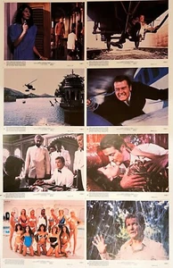 James Bond 007 - OCTOPUSSY 1983 - Set of 8 Movie Lobby Cards 8"x10" - Picture 1 of 1