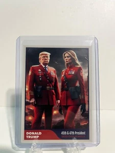Donald Trump 45th & 47TH U.S President Custom Made Trading Card - Picture 1 of 2