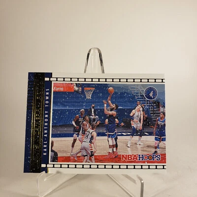 2021-22 Panini NBA Hoops Karl-Anthony Towns Lights Camera Action #5 Timberwolves - Image 1 of 2