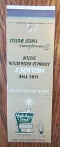 BIRMINGHAM, ALABAMA MATCHBOOK COVER: HOLIDAY INN MOTEL MATCHCOVER -E - Picture 1 of 2
