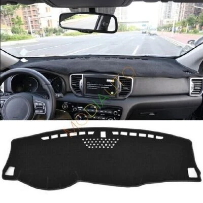 For Kia Sportage 2016-2018 black Dashboard Cover Dashmat Dash Anti-Sun Mat Pad - Image 1 of 4