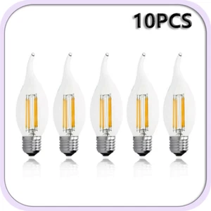 10PCS E27 4W LED Bulb Filament Vintage Edison Light 220V Lighting cold white - Picture 1 of 4