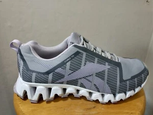REBOK Women's Size 11 ZIGWILD TR6 Running Athletic Shoes Sneakers Pure Grey - Picture 1 of 11