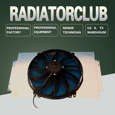 KKS Radiator Shroud & 16" Fan For 64-68 Chevrolet El Camino Bel Air Biscayn Foto 1 de 4