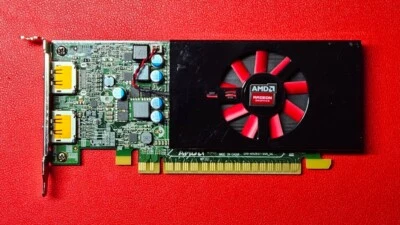 AMD Radeon MS-V346 R7 450 GPU 4GB DDR5 Low Profile Bracket Two Display Port. - Image 1 of 3