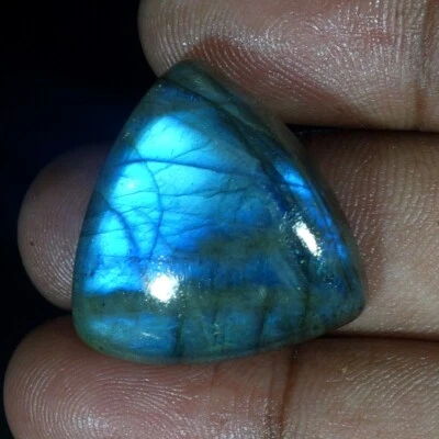 30.90 Cts Bright Stone Multi Power Spectrolite Labradorite Cabochon Loose Gems - Image 1 of 4