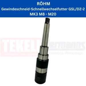 1 x RÖHM Alimento roscado Cambio rápido GSL/DZ-2 MK3 M8 - M20 - Imagen 1 de 4