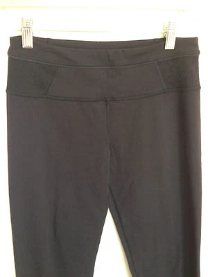 Pantalones Lululemon Groove Encaje Edredón Cintura Negro Talla 4 Foto 1 de 4