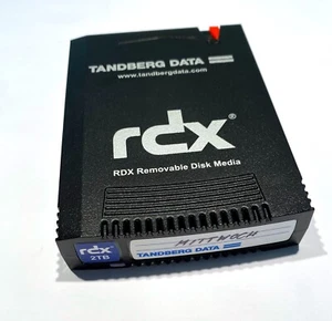RDX Cartridge 2 TByte 8731-RDX Tandberg, geprüft, voll in Ordunng SN...354 - Photo 1/4