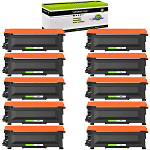 10PK TN450 Black Toner Cartridge Fit for Brother FAX-2840 FAX-2940 DCP-7055 7060