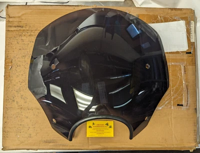 NIB MEMPHIS SHADES EL PASO 13"/7" DARK BLACK SMOKE (MEP5235) WINDSHIELD - Image 1 of 3