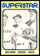 1980 TCMA Superstars Ted Williams/Stan Musial/Willie Mays #11