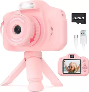 Upgrade Kids Selfie Camera, Birthday Gifts for 5 6 7 8 9 10 Year Old Girls, HD D - Picture 1 of 6
