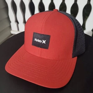 Hurley Warner Trucker Hat -Red - New OSFA - Picture 1 of 4