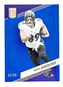2023 Donruss Elite Blue #71 Mark Andrews 52/99 Baltimore Ravens - Picture 1 of 2