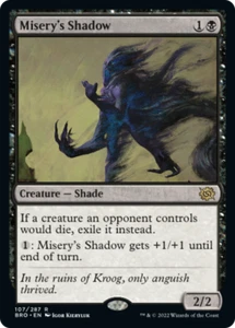 x1 Misery's Shadow BRO MTG 107/287 RARE M/NM 1x - Picture 1 of 1
