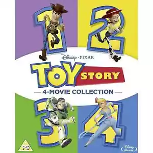 Toy Story 1-4 Box Set DVD 4-Movie Collection- sealed, ships from US - Imagen 1 de 3