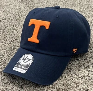 Tennessee Volunteers Vols '47 Marca Azul Marino Limpieza Gorra Ajustable Nueva - Imagen 1 de 7