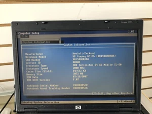 HP Compaq 6515B 14" Complete LCD Screen Assembly Read - Picture 1 of 3
