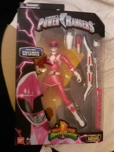 SABANS~MIGHTY MORPHIN POWER RANGERS~LEGACY COLL~METALLIC PINK RANGER~NEW 6"FIG - Picture 1 of 3