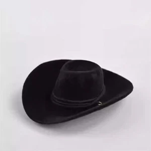 1/6 Scale Black Cowboy Hat Model for 12" Male Figure - Picture 1 of 1