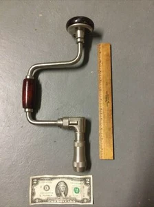 Taladro de sujeción vintage Millers Falls #1322 ¡10 pulgadas limpio! - Imagen 1 de 12