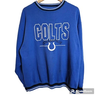Sudadera Indianapolis Colts Logo Azul Cuello Redondo Talla XL Logo Vintage 7 GameDay  Foto 1 de 4
