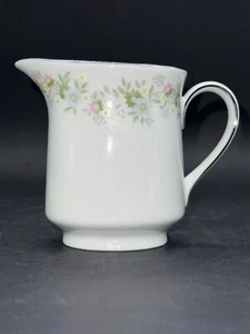 Johann Haviland Bavaria Forever Spring Pattern Platinum Trim Creamer 4" Vintage - Picture 1 of 5
