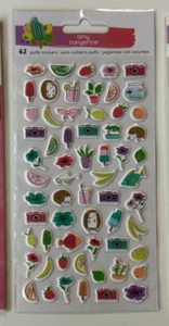 American Crafts/Amy Tangerine Sunshine & Good Times Puffy Stickers-62 Pieces - Picture 1 of 1