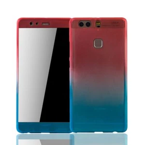 Protezione Cellulare Custodia per Huawei P9 Plus Completa Cover Display Blu - Foto 1 di 4