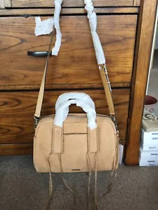 Rebecca Minkoff Large Catch Satchel Crossbody Strap Sand *NEW W/ Tags! MSRP $325 - Picture 1 of 6