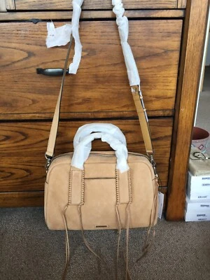 Rebecca Minkoff Large Catch Satchel Crossbody Strap Sand *NEW W/ Tags! MSRP $325 - Image 1 of 4