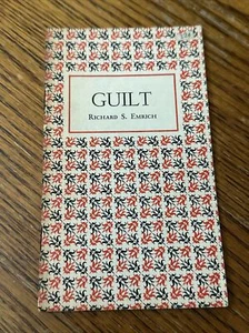 Guilt Pamphlet Richard Emrich Forward Movement Publications Episcopal - Imagen 1 de 7