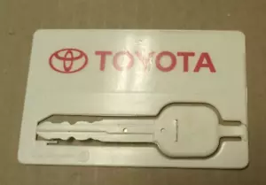 Vintage AXXESS 7 Toyota Plastic Key 8059 never used nos 1990s Camry - Picture 1 of 6