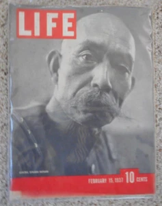 Life Magazine February 15, 1937 Japanese General Senjuro Hayashi on cover - Picture 1 of 1
