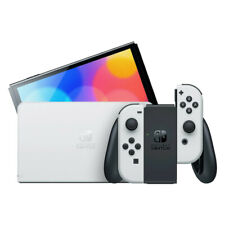 Nintendo Switch OLED - 64GB - White - Handheld Console - Very Good Condition