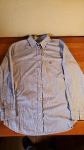 VTG Polo Ralph Lauren Casual Dress Shirt Mens LG single stitch - Picture 1 of 7