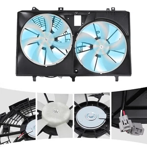 Radiator A/C Condenser Cooling Fan Assembly Fit for 2011-16 Toyota Sienna RX350 - Picture 1 of 11