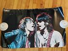 Vintage Mick Jagger and Keith Richards singing poster 34 1/2" x 22"